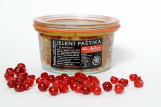 Jelení paštika s brusinkami 130g